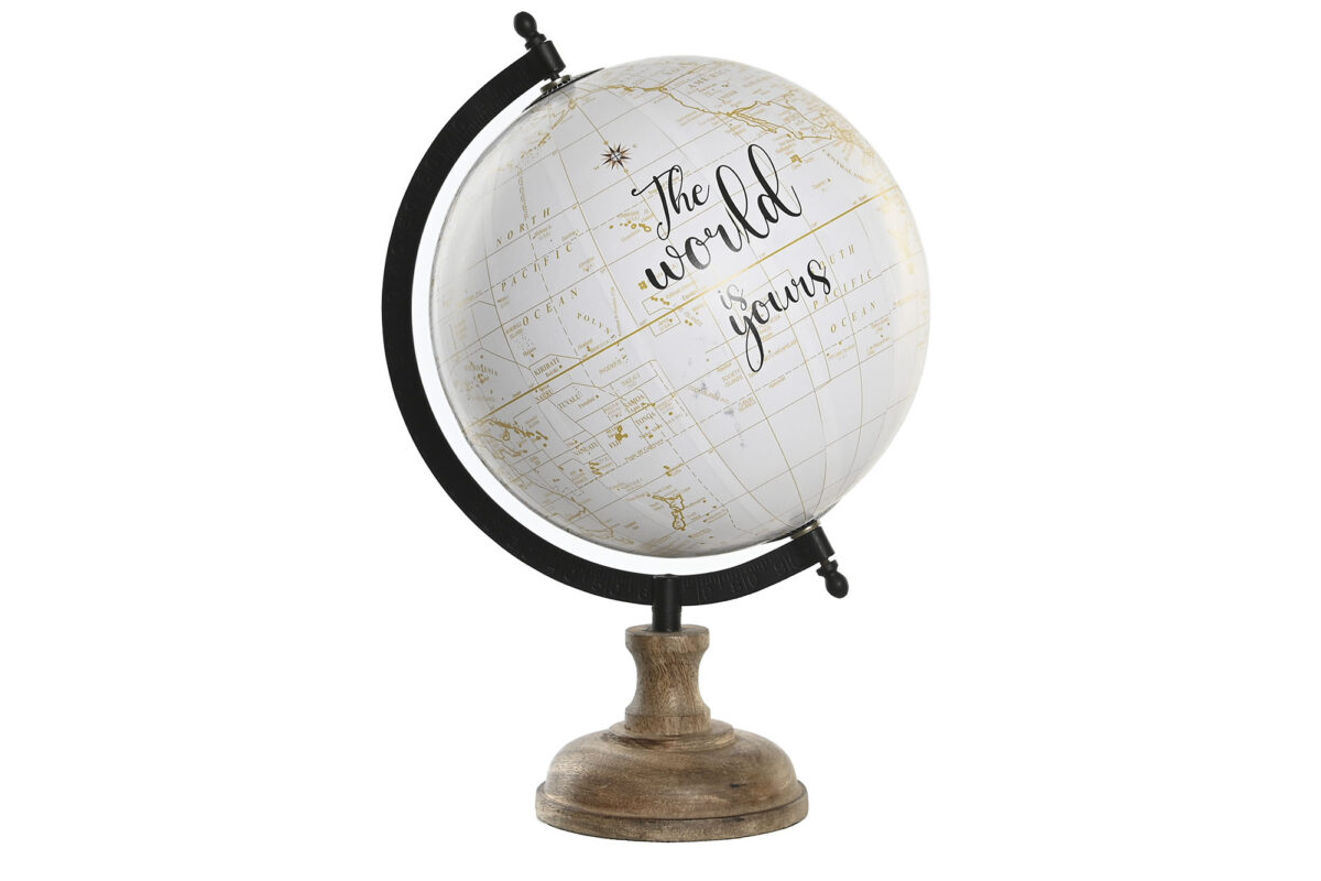 Glob decorativ Letters White 33cm